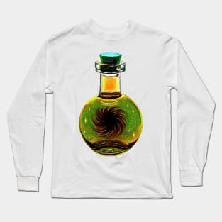 Black hole galaxy potion - fantasy art Long Sleeve T-Shirt